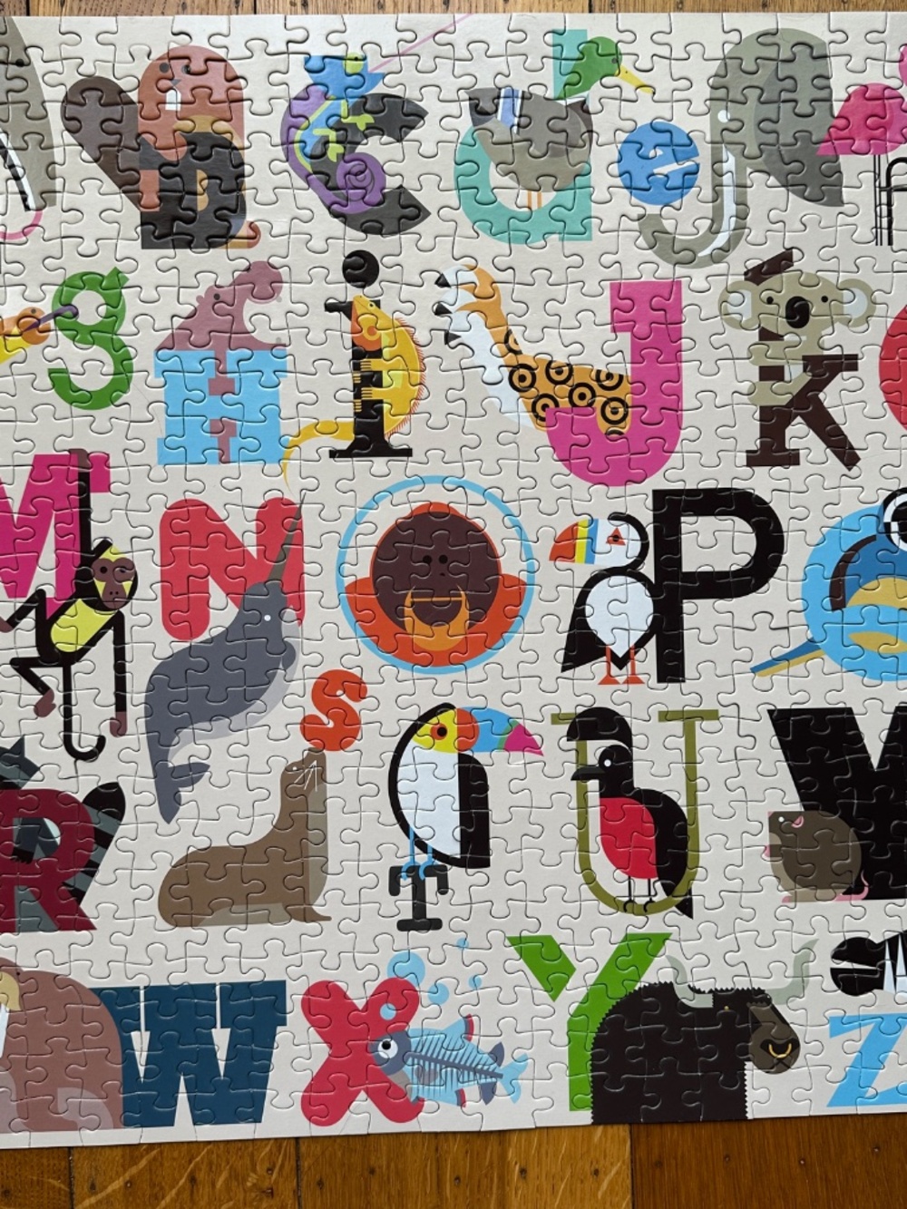 Animals A to Z Puzzle - 500 pieces